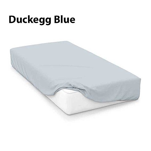 Duckegg 15" Extra Deep Egyptian Cotton Fitted Sheets
