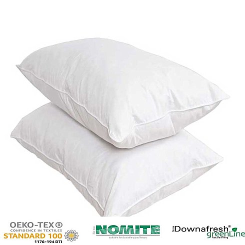 Duck Feather and Down Pillow Pairs